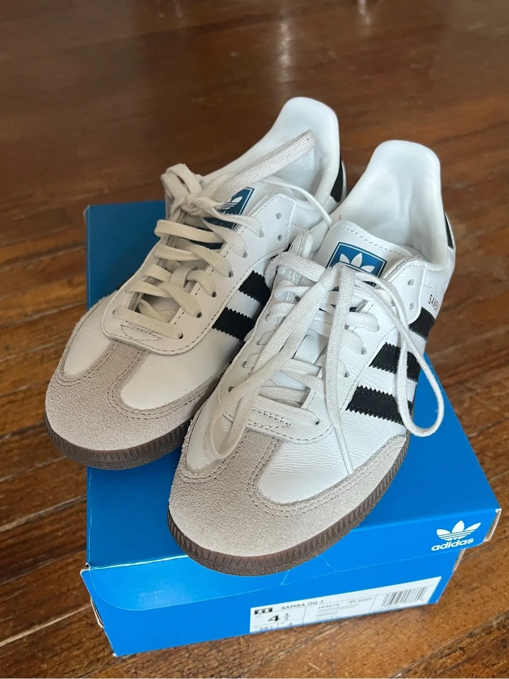 Adidas Samba OG in White and Black